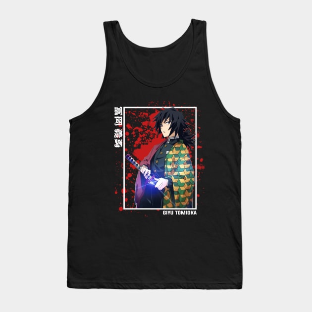 Giyu Tomioka - Demon Slayer Tank Top by Otaku Emporium